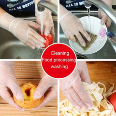 M / XL Size Clear TPE Food Service Disposable Gloves Powder Free 100 200 400pcs