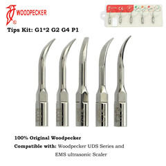 Woodpecker Dental Ultrasonic Scaler Tips Kit UDS G1 G2 G4 P1 Scaling Perio EMS