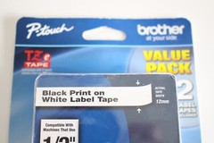 Brother Laminated Label Tape 1/2″ TZe-2312PK NEW