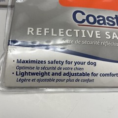 Lot of 2 – Coastal Reflective Safety Vest Dog Neon Medium Orange (18-50lbs) New