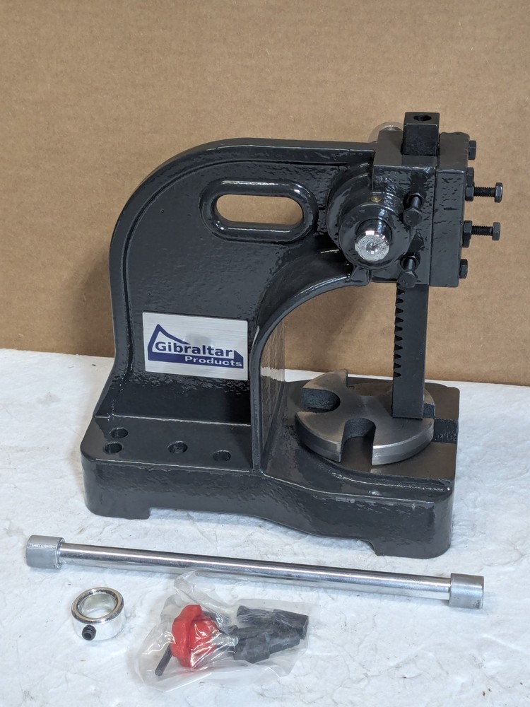 Gibraltar Single Leverage Arbor Press 1/2 Ton Pressure 3/4" Ram 6-1/2"