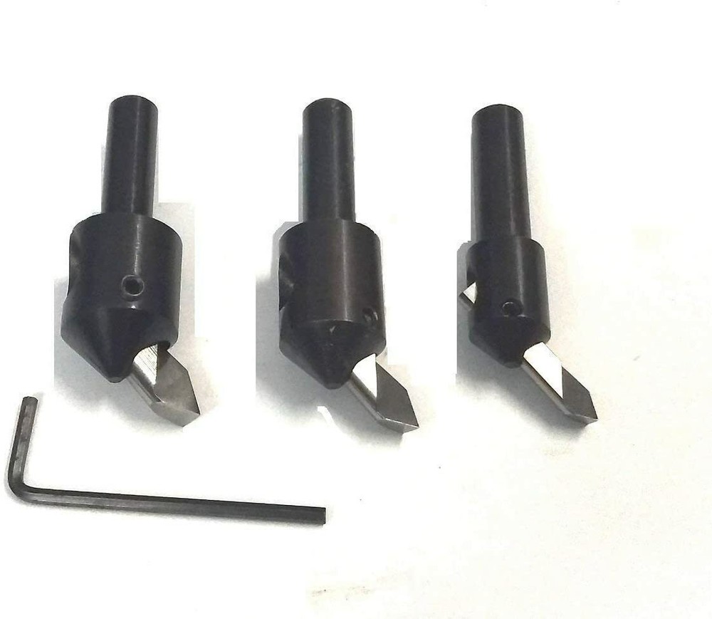 Set of 3 PCS Fly Cutter for Metal Facing On Milling Lathe HSS Bit tools