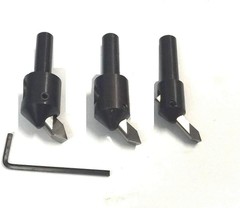 Set of 3 PCS Fly Cutter for Metal Facing On Milling Lathe HSS Bit tools