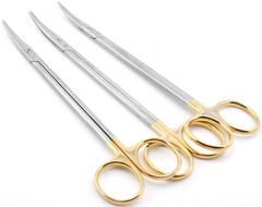 AESCULAP BC263R Metzenbaum Wavecut Dissecting Scissors TC Tungsten Carbide 7″