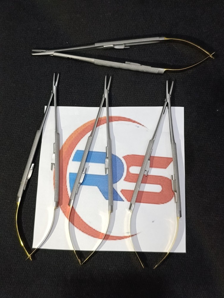 Lot of 4 Hu Friedy Castroviejo Straight Needle Holder 7 18cm NH5024SIM