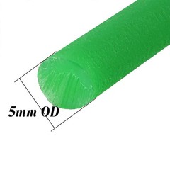 PU Transmission Round Belt 5mm OD 13Ft High-Performance Urethane Belting Gree…