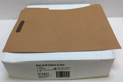 Selco S12541 Rein Kraft Folders, 1/3 Cut, 2 Fasteners, Letter, 50ct Box