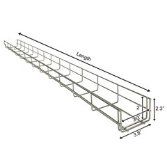 Electriduct Fast Connect Wire Mesh Cable Tray System