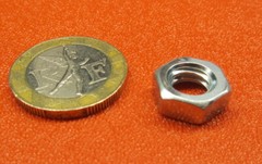 Zinc Plate Steel Grade 2 Hex Nut, RH 5/16″-18 x 3/16″ Height x 1/2″ W 300 Pcs