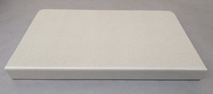 Jewelry Countertop Presentation Pad Chrome Platinum & Novasuede Light Grey