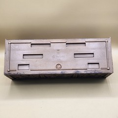 Vintage Lerner Faux Wood Look Plastic Desk Organizer 70s Retro MCM 3 Tier 6 Slot
