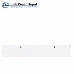 ECG EKG Cardiology Recording Graph Chart Paper Z-Fold 100 Pack per Case