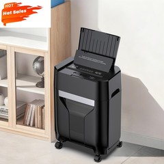100-Sheet Auto Feed Paper Shredder 4.5 Gall Commercial Cross Cut for Home Office