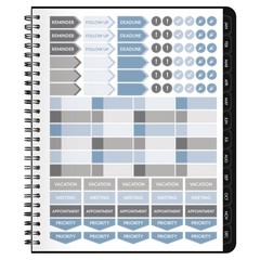 2026 Planner, Weekly & Monthly, 7″ x 8.75″, Medium, Contemporary Lite, Black …