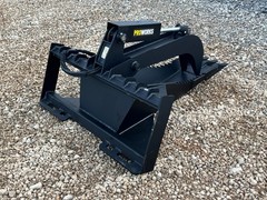 PROWORKS Extreme Duty Stump Bucket Grapple Attachment Skid Steer Quick Attach