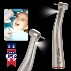 SANDENT 1:5 Increasing Fiber Optic LED Electric Contra Angle Handpiece UPS