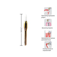 Dental Surgical Ceramic Soft Tissue Trimmer 21/23mm for Gingival Retraction