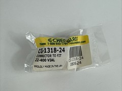 CHEMGLASS Rotary Evaporator Vial Adapter Fits 22-400 Thread Vials CG-1318-24