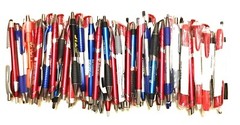 100ct Wholesale Mixed Lot Misprint Ball Point Retractable Click Pens