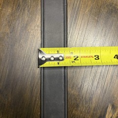 Boston Leather Off-Duty Belt Size 30″ Plain Black 1.5” w/ Chrome Buckle USA Made