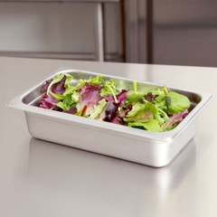 4 PACK 1/4 Size Stainless Steel 2 1/2″ Deep Steam Prep Table Food Pan Salad Bar