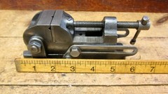 Small Vintage Palmgren No. X1 Tilting Machinist Drill Press Vise USA Tool