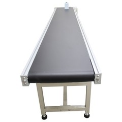 Electric PVC Conveyor Belts System 118in Length 15.7in Width Adjust Speed 110V