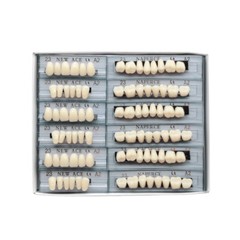 168Pcs/Box Acrylic Resin Denture #23 Dental Upper Lower Shade A2 Teeth Set US