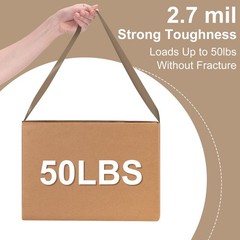 6 Rolls Brown Packing Tape 2 Inch x 60 Yards Heavy Duty Shipping Moving Seal