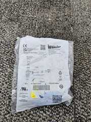 (QTY 2) Binder 99 5626 75 07: M16 Female Angled Connector, Contacts: 7 (07-a)