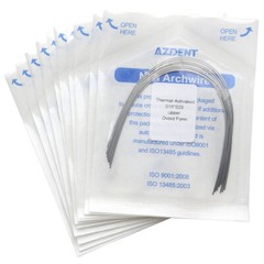 5Packs Dental Orthodontic Heat Thermal Activated Niti Rectangular Arch Wires
