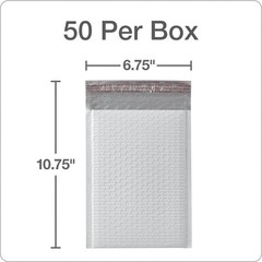50PC plastic padded poly Bubble Mailers 6 X 9 Shipping Envelopes shipping bags