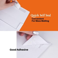 50 Packs 5×7 Envelopes, A7 White A7(5.25×7.25 in) – 50 Pack,
