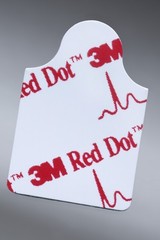 3M™ 2330 Red Dot™ Resting EKG Electrode Tab Style 10/card, 10 card/bg,