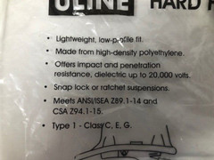 Uline Hard Hat Blue 4 point ratchet adjustable lightweight Type 1 class C,E,G