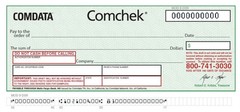 BLANK Green COMDATA Comchek – Size 50 Pack – COMCHECKS *FREE SHIPPING*