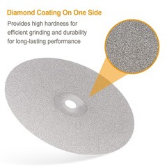 16pcs Diamond Flat Lap Disc 6″ x 1/2″ Arbor 50-3000 Grit Abrasive Wheel Lapping