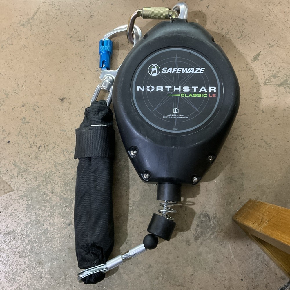 SafeWaze NorthStar Classic LE Self-Retracting Lifeline SRL w/ Carabiner