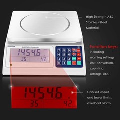 Industrial Counting Scale | 66lb x 0.00022lb | 30kg x 0.1g | Gram Scale|Count…