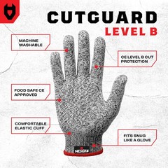 Premium Cut Resistant Gloves Food Grade — 100% Food Safe — Level 5 Meat Cutti…