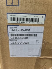 Epson TM-T20IV Thermal Receipt Printer USB Ethernet Serial POS