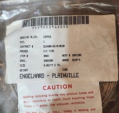 15% Silver Copper Brazing Alloy Coil AWS A5.8-81 BCUP-5 .063″ 5oz MANY AVAILABLE