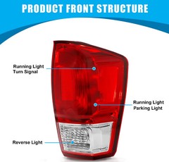 Right Rear Tail Lamp Assembly Fit 2016 2017 2018-2021 Toyota Tacoma Tail Light