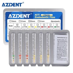AZDENT Series E Dental Heat Activated Rotary Endo Files #17-#35 21mm/25mm Engine
