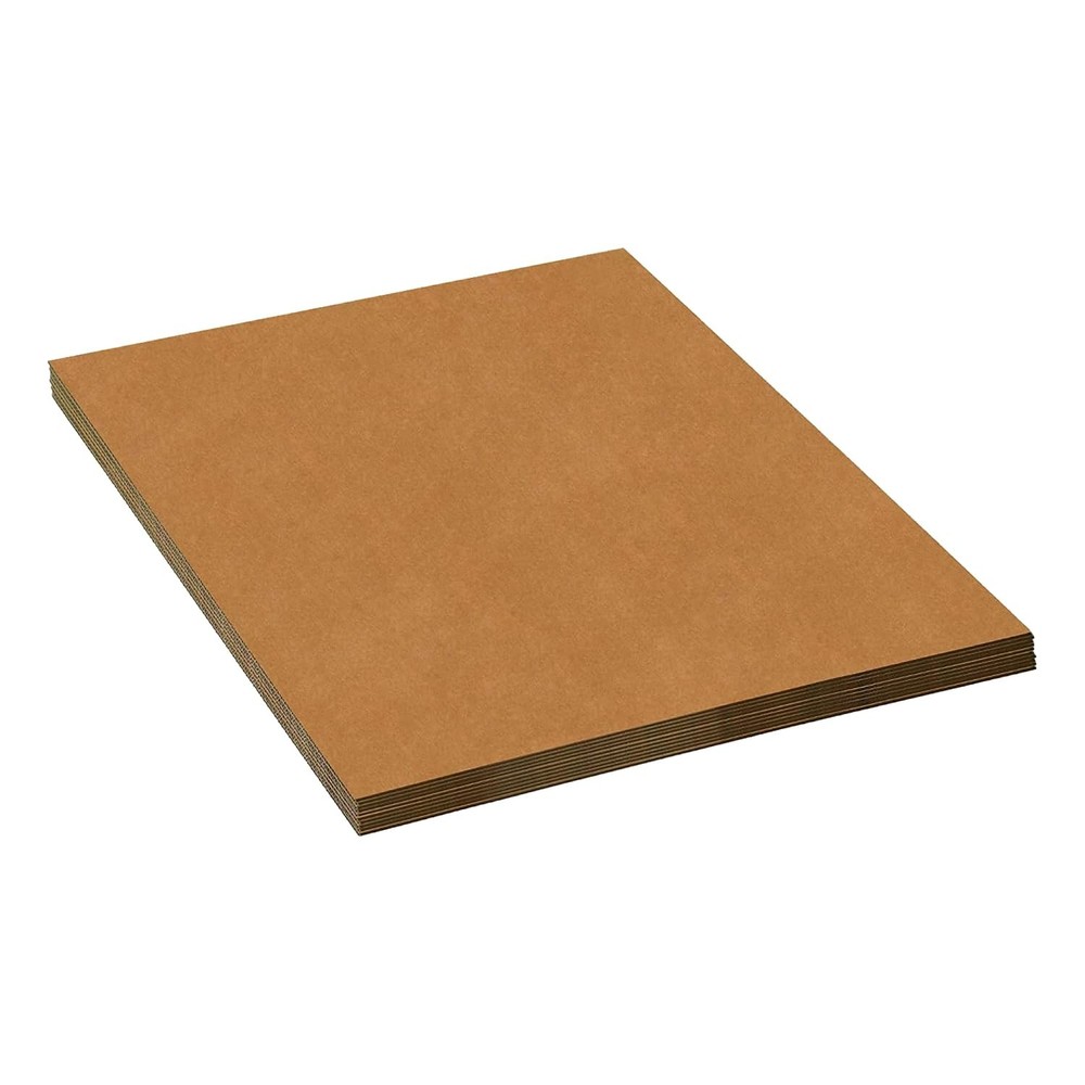 Corrugated Cardboard Sheets 15×15, 50-Pack
