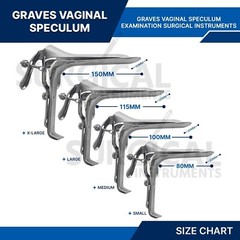 40 Pcs Graves / Pederson Vaginal Speculum OB/GYN Surgical Instruments German Gr