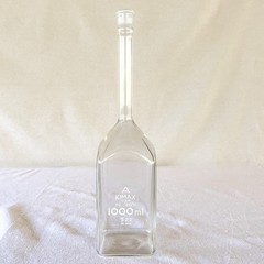 Kimble Kimax 28040-1000 Class A 1L 1000mL Square Volumetric Flask No Stopper