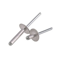 Extra Large Flange Head Pop Rivets Aluminium Dome Head Open End Blind M5*8~25mm