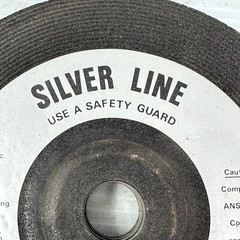 Pearl Abrasive Co. A24S Silver Line Abrasive Wheel 4 Pieces 7″ x 1/4″ x 7/8″