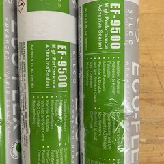 Lot 10: Silco Eco-Flex EF-9500 High Performance Hybrid Adhesive/Sealant 20oz New